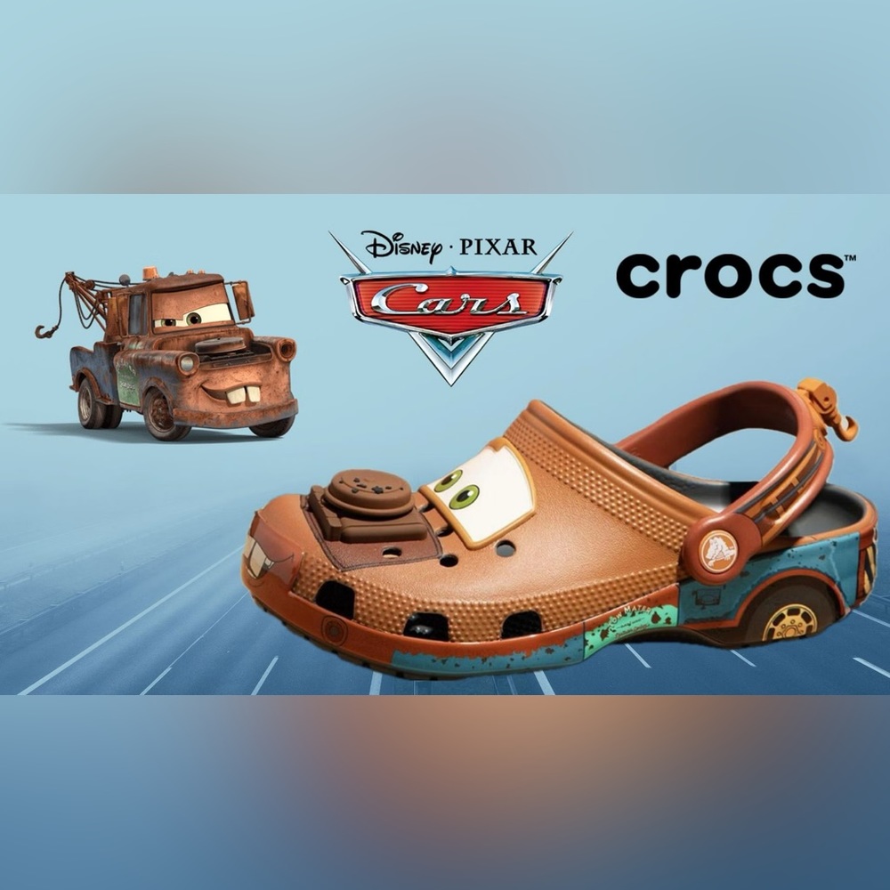 DISNEY MATER CROCS SIZE J3 KIDS NEW!!